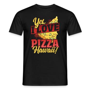 Pizza Making Design für die nächste Pizza Party - Männer T-Shirt - Schwarz - Vorne - AI Model Male 178 light (178cm)