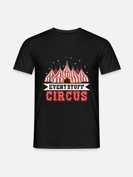 Event Personal Cirque Fête d’anniversaire cirque - T-shirt homme - noir