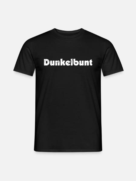 dunkelbunt - Männer T-Shirt - Schwarz