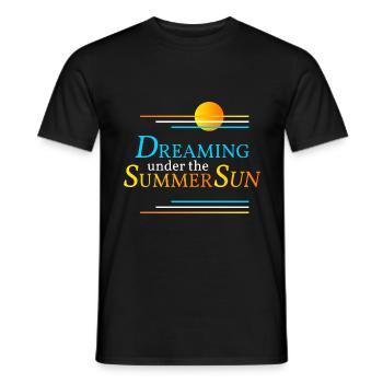 Summersun - Männer T-Shirt - Schwarz - Vorne - AI Model Male 178 light (178cm)