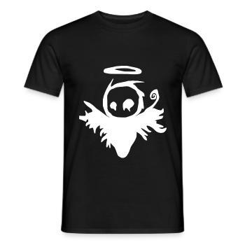 Dunkler Engel - Männer T-Shirt - Schwarz - Vorne - AI Model Male 178 light (178cm)