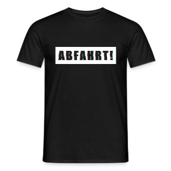 Départ Party Club Boire Tour Cadeau - T-shirt homme - noir - Devant - AI Model Male 178 light (178cm)