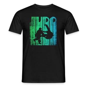 judo - Men's T-Shirt - black - Front - AI Model Male 178 light (178cm)
