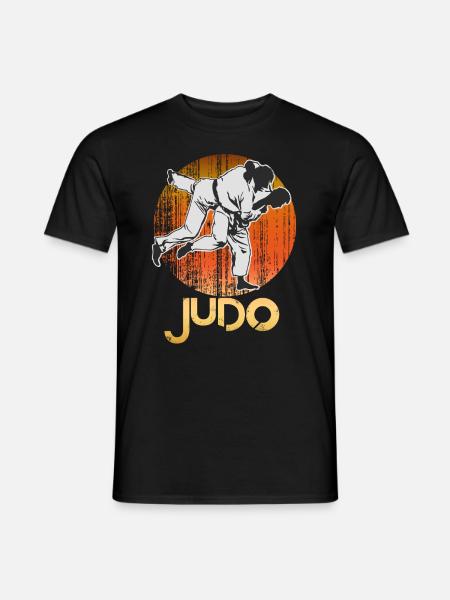 judo graphic - Men's T-Shirt - black