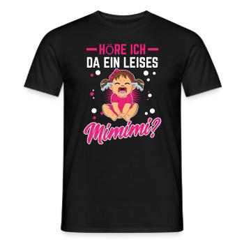 Mimimi - Männer T-Shirt - Schwarz - Vorne - AI Model Male 178 light (178cm)