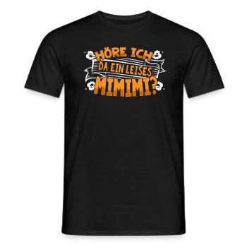 Mimimi - Männer T-Shirt - Schwarz - Vorne - AI Model Male 178 light (178cm)