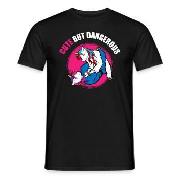 Arts martiaux judo jiu jitsu karaté - T-shirt homme - noir - Devant - AI Model Male 178 light (178cm)