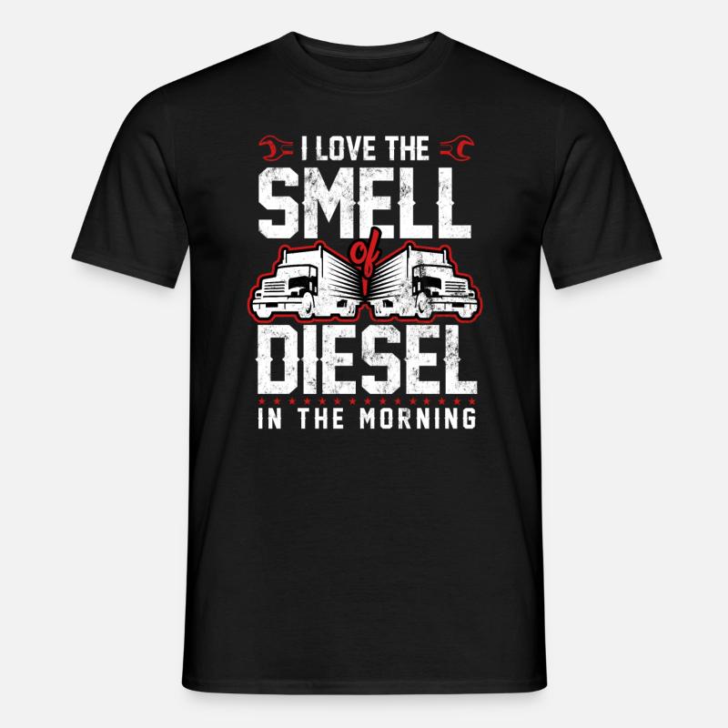 Funny Trucker Truck Driver Gift Idea - Männer T-Shirt - Schwarz