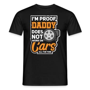 Daddy Kids Mechanic Baby Mechanic Gift Fathers Day - Männer T-Shirt - Schwarz - Vorne - AI Model Male 178 light (178cm)