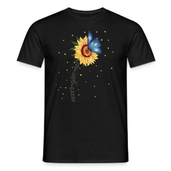 Never Give Up Down Syndrome Special Education Teac - Männer T-Shirt - Schwarz - Vorne - AI Model Male 178 light (178cm)