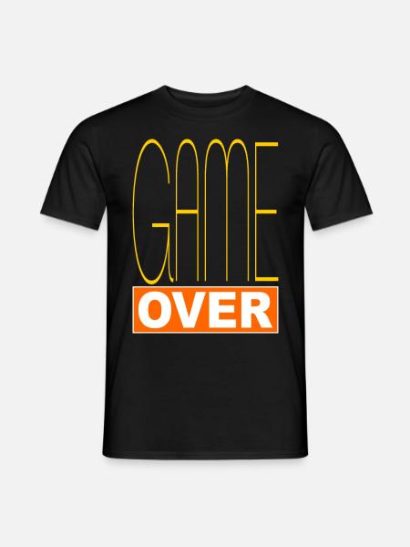 Game over - T-shirt homme - noir