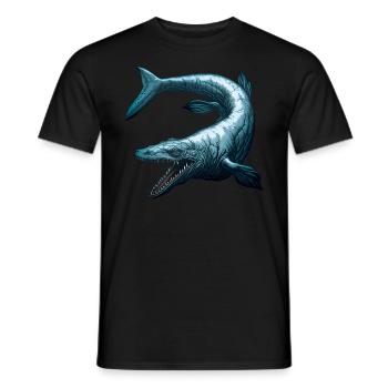 Mosasaur - Men's T-Shirt - black - Front - AI Model Male 178 light (178cm)