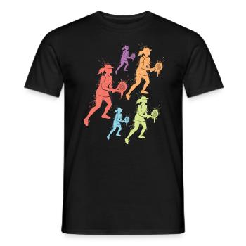 Padel Tennis Padel Player Women Padel Girls - Men's T-Shirt - black - Front - AI Model Male 178 light (178cm)