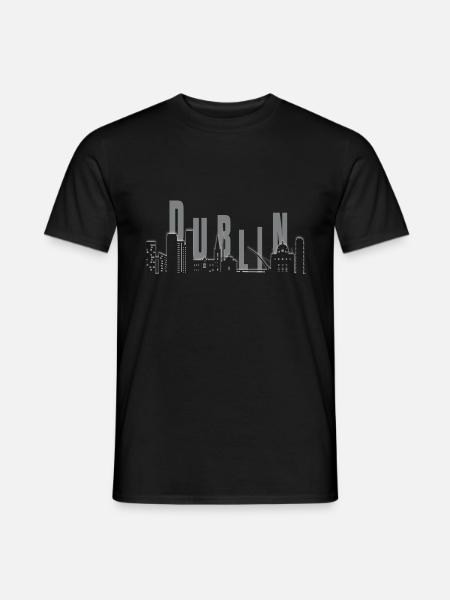 Dublin Skyline - Men's T-Shirt - black