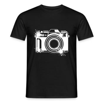 Kamera Fotograf Fotografen Photographie Kreative G - Männer T-Shirt - Schwarz - Vorne - AI Model Male 178 light (178cm)