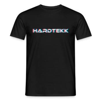 Hardtekk Techno Rave Festival Musique Electro Raver - T-shirt homme - noir - Devant - AI Model Male 178 light (178cm)
