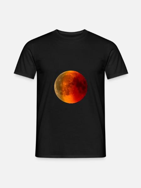 Blutmond - Männer T-Shirt - Schwarz