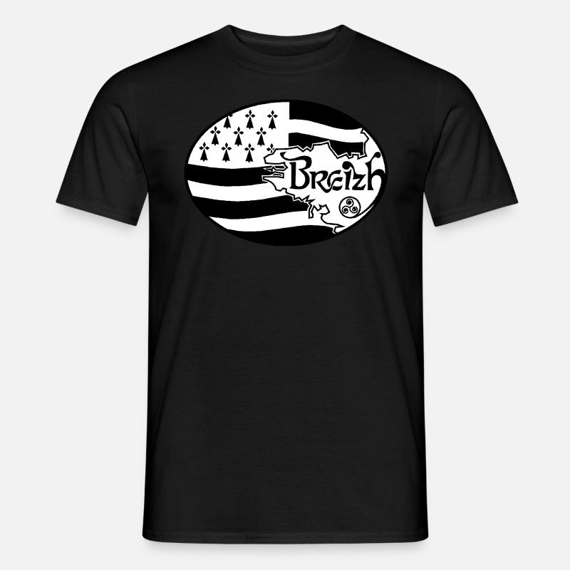 Flagge Großbritannien authentisch - Männer T-Shirt - Schwarz