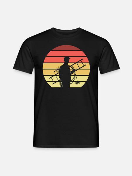 Chimney Sweep Retro - Men's T-Shirt - black