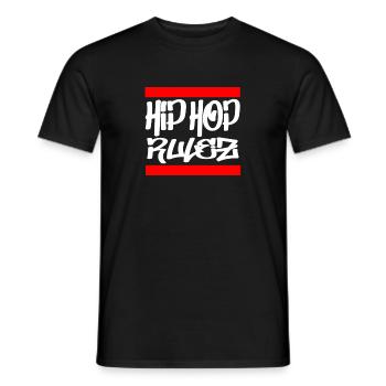 Rap hip hop - T-shirt homme - noir - Devant - AI Model Male 178 light (178cm)
