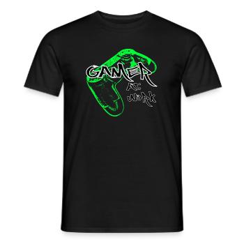 Gamer - Männer T-Shirt - Schwarz - Vorne - AI Model Male 178 light (178cm)