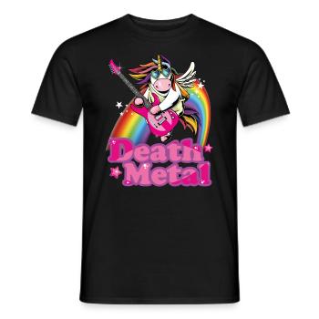 Heavy Metal - Men's T-Shirt - black - Front - AI Model Male 178 light (178cm)