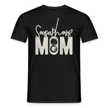 Sousaphone Mom - Lustige Marching Band Mom Geschenk - Männer T-Shirt - Schwarz - Vorne - AI Model Male 178 light (178cm)
