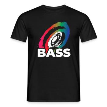 Musik Bass Dubstep Music Musicstar bassist DJ - Männer T-Shirt - Schwarz - Vorne - AI Model Male 178 light (178cm)