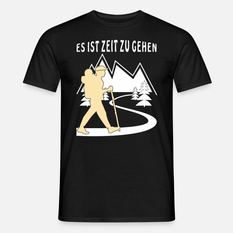 PILGER ES IST ZEIT ZU GEHEN - Männer T-Shirt - Schwarz