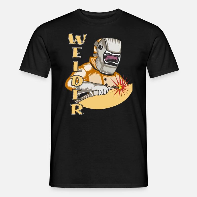 WELDER - Männer T-Shirt - Schwarz