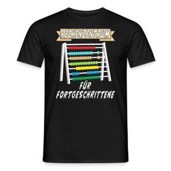 RECHENZENTRUM FÜR FORTGESCHRITTENE - Männer T-Shirt - Schwarz - Vorne - AI Model Male 178 light (178cm)