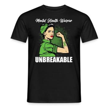 Selbstmord Depression - Männer T-Shirt - Schwarz - Vorne - AI Model Male 178 light (178cm)