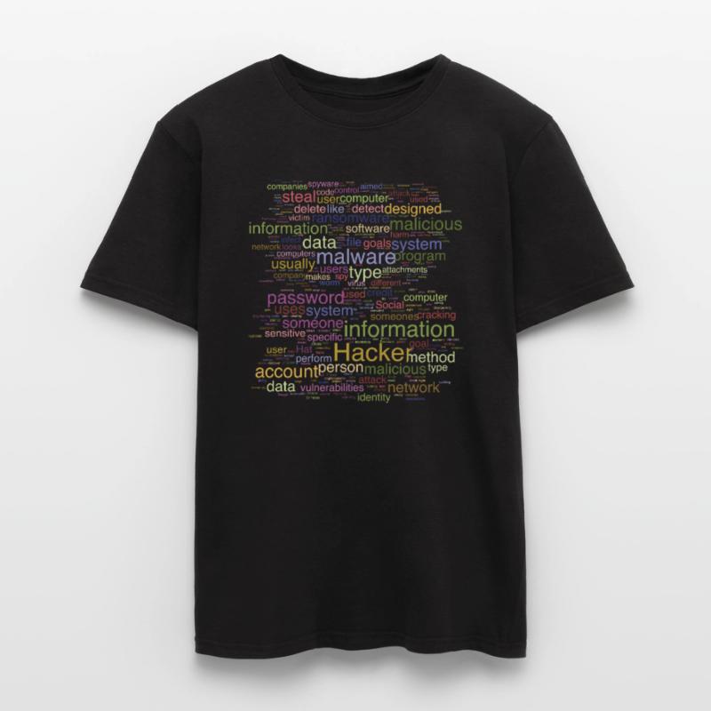 Cybersecurity Computer Programming Digital It Men's T-Shirt