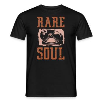 Klassisch Rare Soul Music Vintage Style - Männer T-Shirt - Schwarz - Vorne - AI Model Male 178 light (178cm)