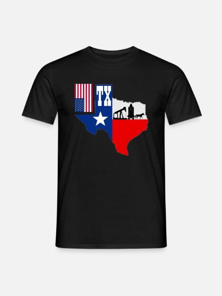 Texas - Men's T-Shirt - black