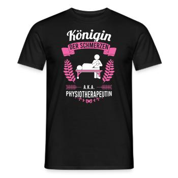 Physiotherapeutin Physio lustiger Spruch - Männer T-Shirt - Schwarz - Vorne - AI Model Male 178 light (178cm)