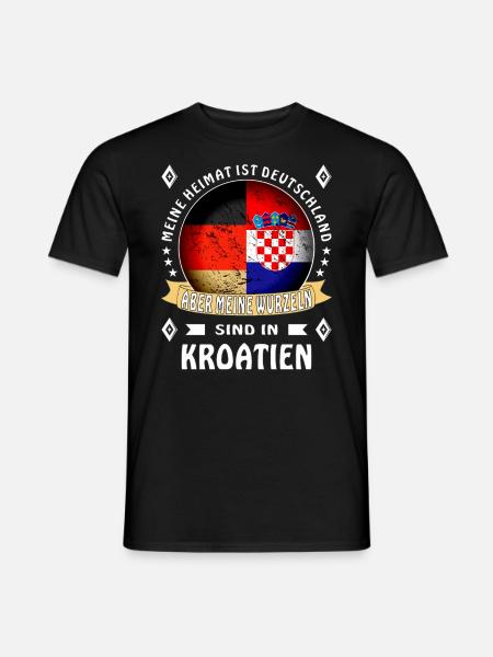 Heimat Deutschland Wurzeln - Männer T-Shirt - Schwarz