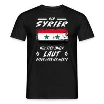 Flagge syrien - Männer T-Shirt - Schwarz - Vorne - AI Model Male 178 light (178cm)