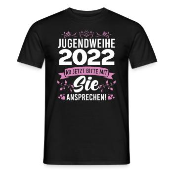 Jugendweihe 2022 mädchen - Männer T-Shirt - Schwarz - Vorne - AI Model Male 178 light (178cm)