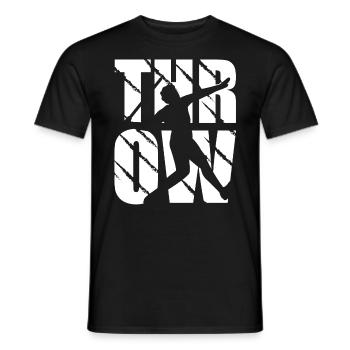 Javelin-Lanceur-Design-Werfrau et Lancer - T-shirt homme - noir - Devant - AI Model Male 178 light (178cm)