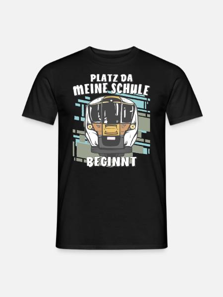 PLATZ DA MEINE SCHULE BEGINNT - Männer T-Shirt - Schwarz