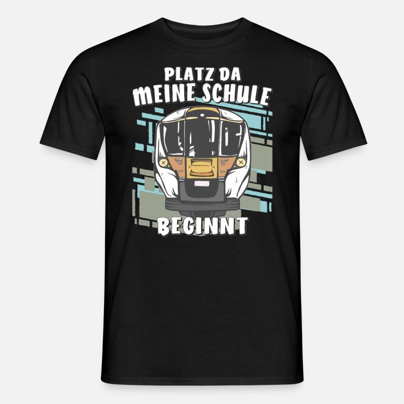 PLATZ DA MEINE SCHULE BEGINNT - Männer T-Shirt - Schwarz