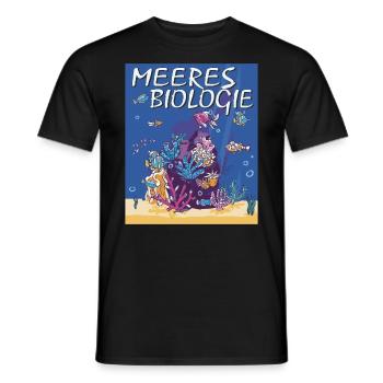 MEERES BIOLOGIE - Männer T-Shirt - Schwarz - Vorne - AI Model Male 178 light (178cm)