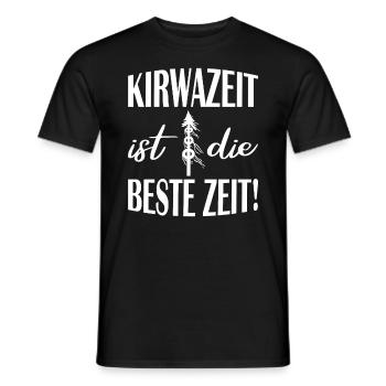 Kirwazeit ist die beste Zeit Kirchweih Kirwa - Männer T-Shirt - Schwarz - Vorne - AI Model Male 178 light (178cm)