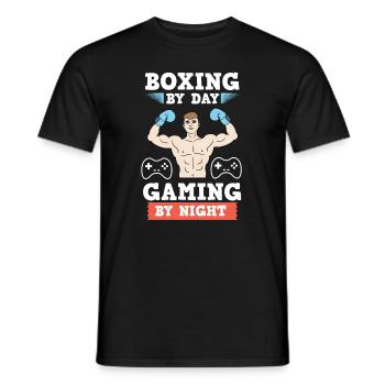 Boxen Boxer Kampfsport Boxring Gamer Zocker - Männer T-Shirt - Schwarz - Vorne - AI Model Male 178 light (178cm)