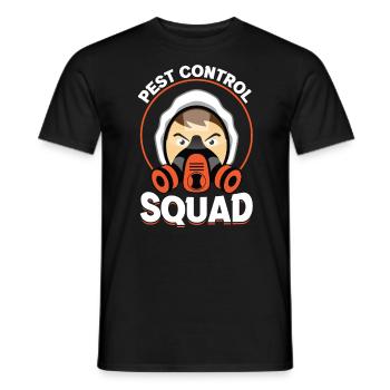 Pest Control Squad - Kammerjäger - Männer T-Shirt - Schwarz - Vorne - AI Model Male 178 light (178cm)