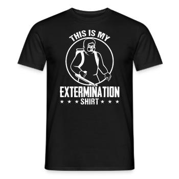 Kammerjäger - Schädlingsbekämpfung - Männer T-Shirt - Schwarz - Vorne - AI Model Male 178 light (178cm)