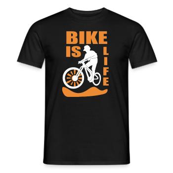 Cyclistes Cyclistes Cyclistes - T-shirt homme - noir - Devant - AI Model Male 178 light (178cm)