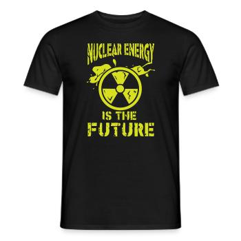 Atomkraftwerk AKW Atomkraft Nuclear Klimawandel - Männer T-Shirt - Schwarz - Vorne - AI Model Male 178 light (178cm)