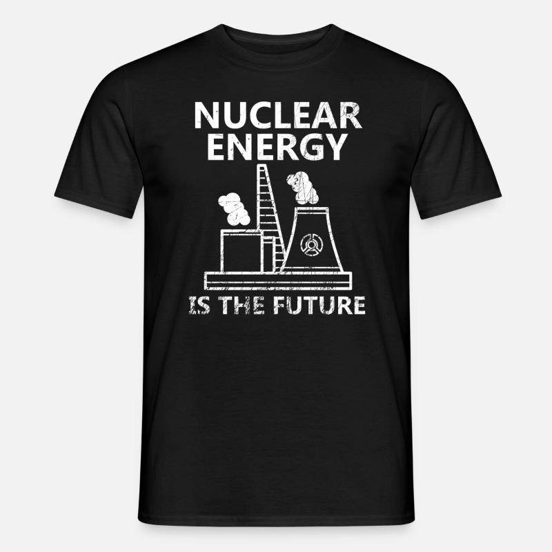 Atomkraftwerk AKW Atomkraft Nuclear Klimawandel - Männer T-Shirt - Schwarz